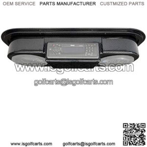 Revenge Golf Cart Parts & Accessories Carbon Fiber Golf Cart Overhead Radio Console Universal Fit