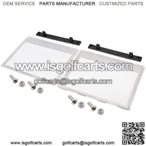 Golf Cart Transparent Hinged Message Holder for Club Car Models