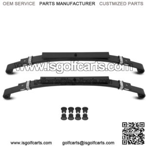 2 Rear Leaf Heavy Duty Springs For Club Car DS Golf Cart 1981+