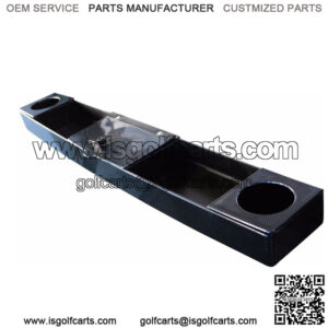 Carbon Fiber Golf Cart Dash Organizer Beverage Tray Universal Fit