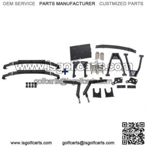 For 1982-2003 Club Car DS Golf Cart 6" A-Arm Lift Kit & Rear Leaf Springs