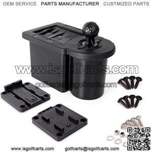 Golf Cart Ball Washer and Club Cleaner Kit, Detachable Golf Club Head and Ball Washer Golf Cleaner for EZGO Club Car Yamaha