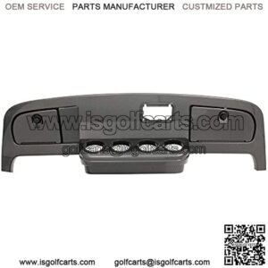 EZGO TXT Golf Cart Carbon Fiber Dash Cover Assembly with Locking Doors | Compatible with TXT (94-13) & Medalist (94-96) Models