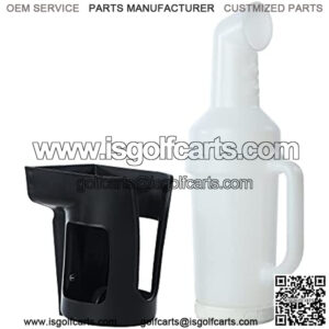 Golf Cart No Drilling Sand Bottle with Base for Club Car Filler Sand Bottle Assembly OEM# 105284001/103451301