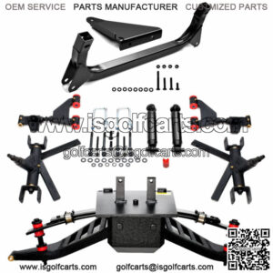 King XD 4" Golf Cart Lift Kit for Yamaha G29/Drive/Drive2 with Solid Axle