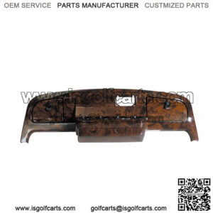 EZGO Medalist and TXT 1994.5 to 2013 Golf Cart Woodgrain Dash With Locking Doors