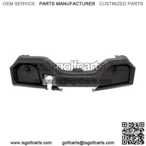 Yamaha Drive2 Golf Cart Satin Black Dash Cover with Locking Doors - 2017-Up