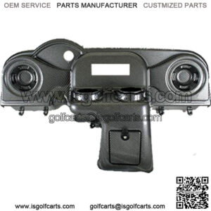 Golf Cart Radio Console Carbon Fiber Dash for EZGO RXV 2008 and Up