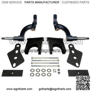 6" Drop Spindle Golf Cart Lift Kit for Club Car Precedent Gas/Elec 2004-Up