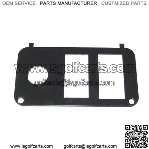 EZGO PDS Key Switch Plate for State of Charge Meter