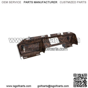 EZGO RXV (2016-Up) Regal Burl Dash Cover with Locking Doors