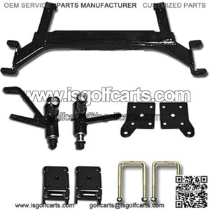 EZGO TXT 5" Drop Axle Golf Cart Lift Kit (Fits 2001.5-2013 Electric Models)