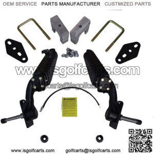 Club Car Carryall Utility Golf Cart Lift Kit | 6 Inch Spindle Lift | Compatible with Carryall, Turf, and DS Models with Factory 4-Wheel Mechanical Brakes