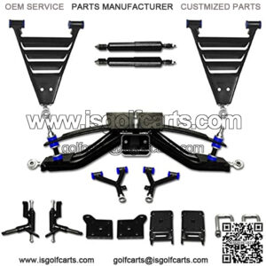 EZGO RXV Golf Cart 6 Inch Heavy Duty A Arm Lift Kit | Compatible with 2008-2013.5 Gas & Electric Models