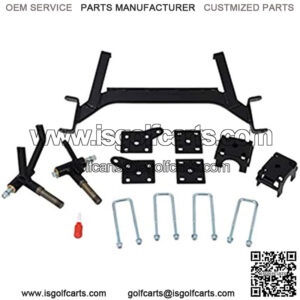 EZGO TXT 5 inch Drop Axle Golf Cart Lift Kit (Fits 2001.5-2013 Electric Models)