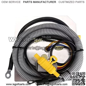 Golf Cart On Board Computer OBC for Club Car DS Electric 48v Regen II, IQ 101909902 AM1229201 102852001 103359401 103403101 with Square 6-pin Plug