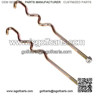 Golf Cart Battery Hold Down Rods Kit for Club Car Precedent 2008.5 & Up OEM#103374801 103357701