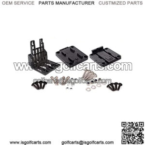 Universal Golf Ball Washer and Club Head Cleaner for EZGO, Club Car, Yamaha Golf Cart - Black