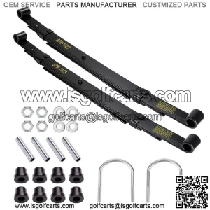 4 Leaf Golf Cart Rear Leaf Spring Heavy Duty For Club Car Precedent 2004-Up, 2PC