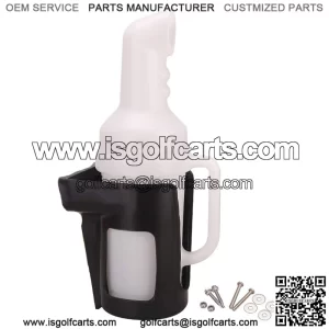 Golf Cart Sand Bottle W/ Handle Includes Holder Fit EZGO Club Car Yamaha