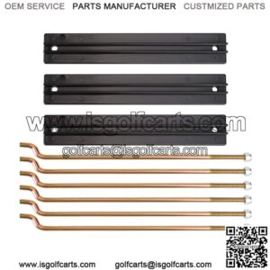 Golf Cart Battery Hold Down Plate Rods Kit for Club Car DS 98-05 101090801