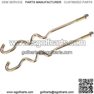 2pcs Golf Cart Battery Hold Down Rod Bolts Nut for Club Car Precedent 103357701