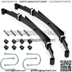 4-Leaf Heavy Duty Golf Cart Rear Leaf Spring for Club Car DS 1982-up W/ Bushing