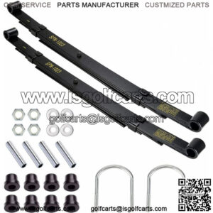 4 Leaf Heavy Duty Rear Leaf Spring Kit fit Club Car Precedent 2004-up Golf Cart