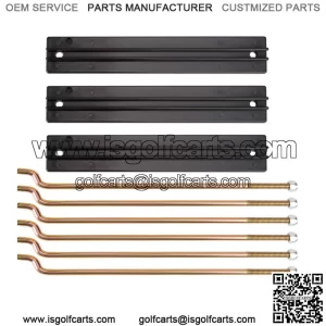 Golf Cart Battery Hold Down Plate Rods Kit for Club Car DS 98-05 101090801
