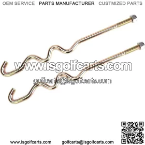 2pcs Golf Cart Battery Hold Down Rod Bolts Nut for Club Car Precedent 103357701
