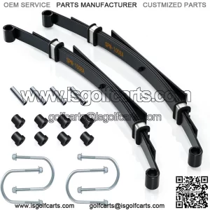 4-Leaf Heavy Duty Golf Cart Rear Leaf Spring for Club Car DS 1982-up W/ Bushing