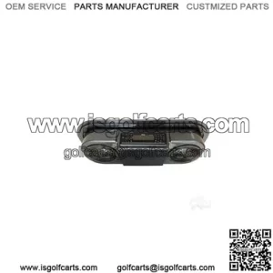 Golf Cart Carbon Fiber Console With Pyle Marine Receiver Pyle Speakers & Antenna