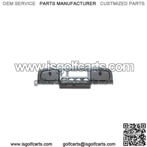 Turned Titanium EZGO Golf Cart Dash With 4 Cup Holders 2 Locking Doors TXT 2014+