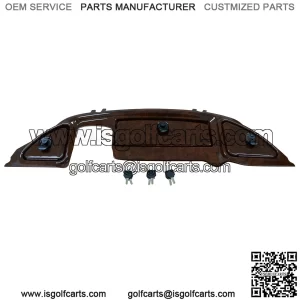 Club Car Precedent Golf Cart WOOD GRAIN Dash Panel Locking Glove Box 2004-2007