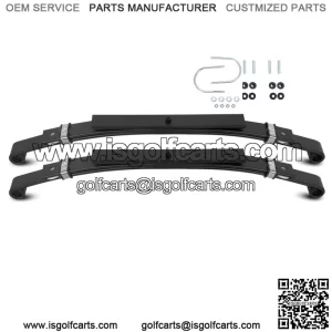 Set of 2 Rear Leaf Heavy Duty Springs For Club Car DS Golf Cart 1981+