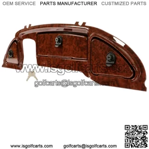 Dash  For 2008.5-Up Golf Cart Club Car Precedent Tempo Onward Wood Grain Look