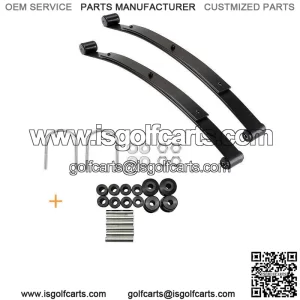 Heavy Duty Golf Cart Rear Leaf Spring Kit (2 Leaf ) For EZGO RXV 2008+, Set of 2