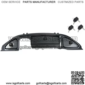 Golf Cart Carbon Fiber Dash W/ Locking Doors For Club Car Precedent 2008-Up