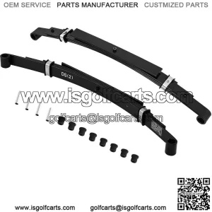 4 Leaf Heavy Duty Rear Leaf Springs for Club Car DS Golf Cart 1993 Up Set of 2