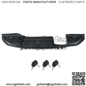 Carbon Fiber Dash with Locking Doors 2008.5 + For Club Car Precedent Golf Cart