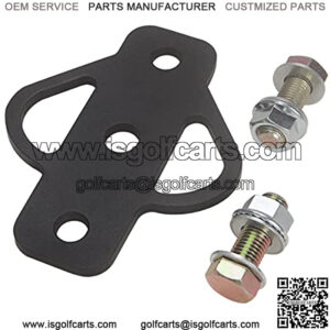 3-Way Trailer Hitch Adapter, Steel Hook Mounting with Bolts, Suitable for ATV Lawn Mower Golf Cart Yard Cart Garden Tractor Flat Towing Ball Installation