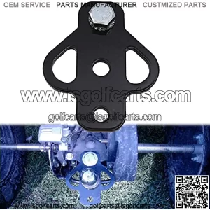 3-Way Hitch Adapter with Bolt Fit for ATV Lawn Mower Golf Cart Garden Tractor