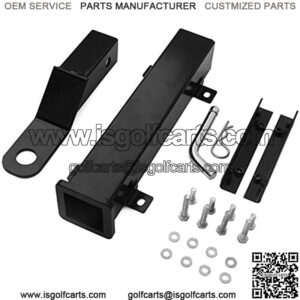 Universal Golf Cart Rear Trailer Hitch - Compatible with EZGO Club Car Yamaha & More