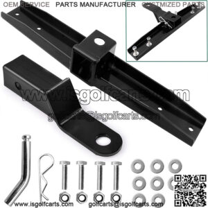 EZGO TXT/Medalist Golf Cart Trailer Hitch w/Bumper Receiver