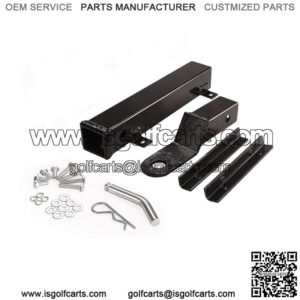 Golf Cart Rear Seat Trailer Hitch w Receive Fit Club Car EZGO Yamaha