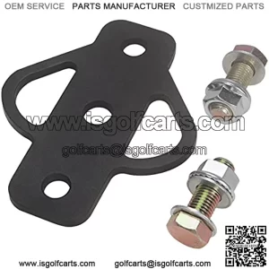 3-Way Trailer Hitch Adapter, Steel Hook Mounting with Bolts, Suitable for ATV Lawn Mower Golf Cart Yard Cart Garden Tractor Flat Towing Ball Installation