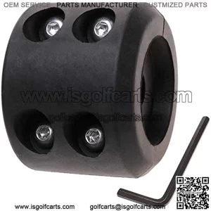 Rubber Hook Stopper Winch Cable Line Saver for ATV UTV SUV Model Compatible with Wrangler,Polaris RZR Sportsman,Yamaha X,Kawasaki,Suzuki,Arctic Cat,Golf Cart & CAN-AM with Allen Wrench (1 pcs)