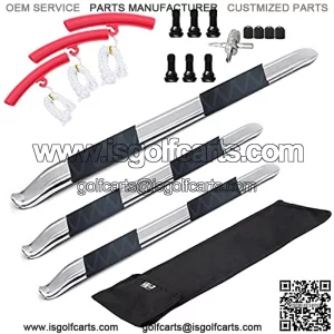 2 x 15.5 inch 1 x 19.5 inch Tire Irons 3 x Rim Protectors 6 x TR413 Valve Stems Mount and Demount Tire Irons Set Motorcycle Dirt Bike Lawn Mower ATV UTV Tire Changing Tools with Durable Bag