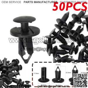 50pcs Fender Bumper Clips Retainer Rivet for Cub Cadet Case IH Suzuki LTR450
