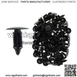 50 PLASTIC PUSH RIVETS X MAS TREE CLIPS BODY RIVETS EZGO CLUB For YAMAHA